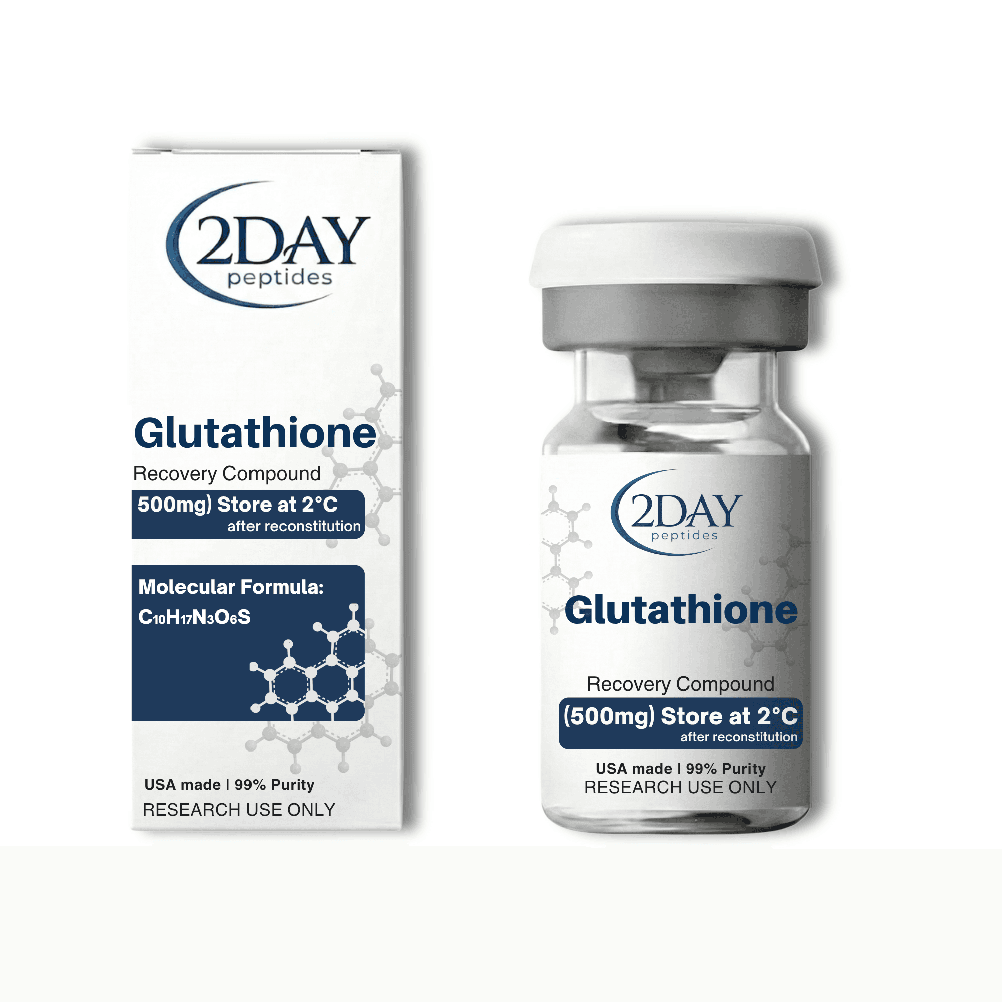 L-Glutathione vial and packaging
