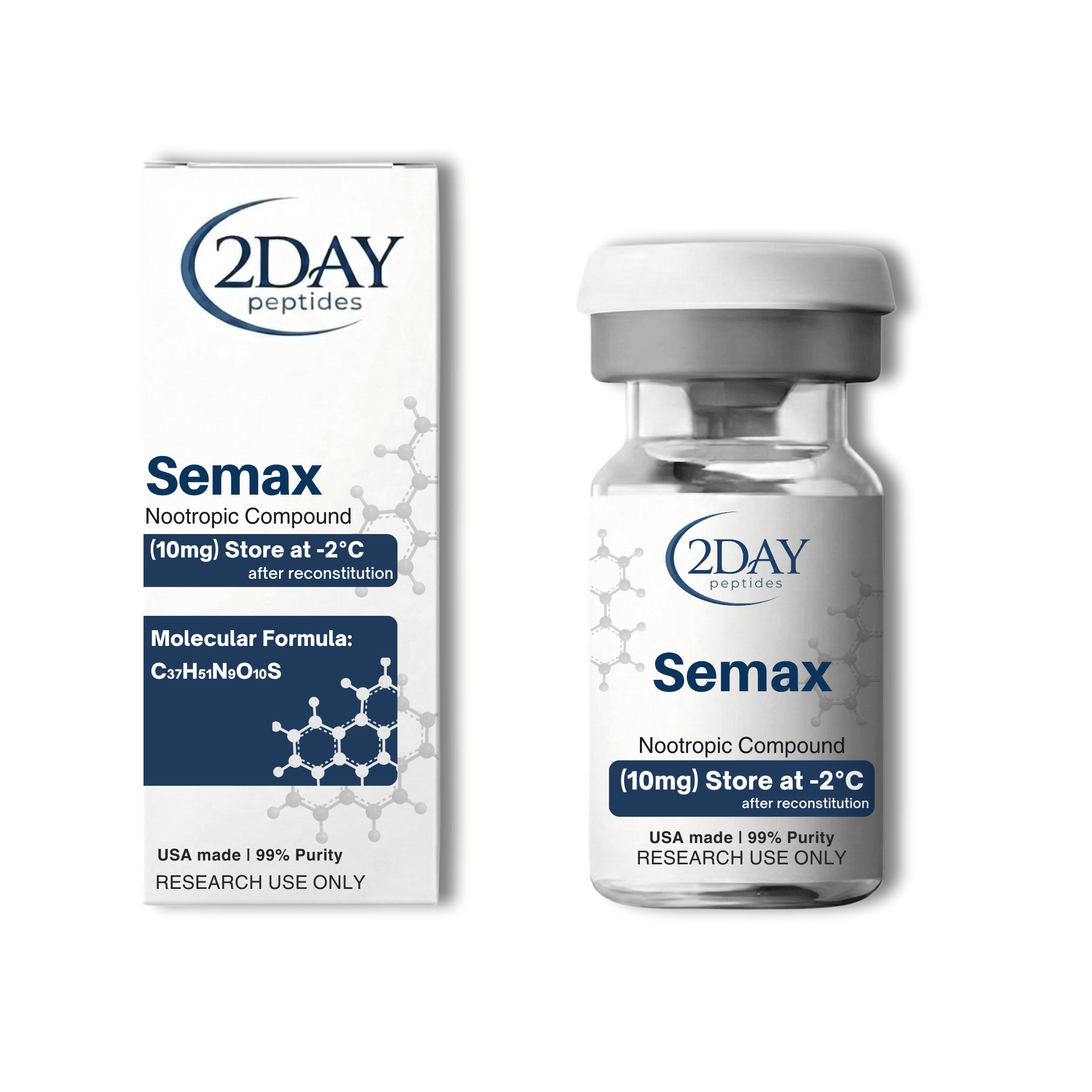 Semax vial and packaging