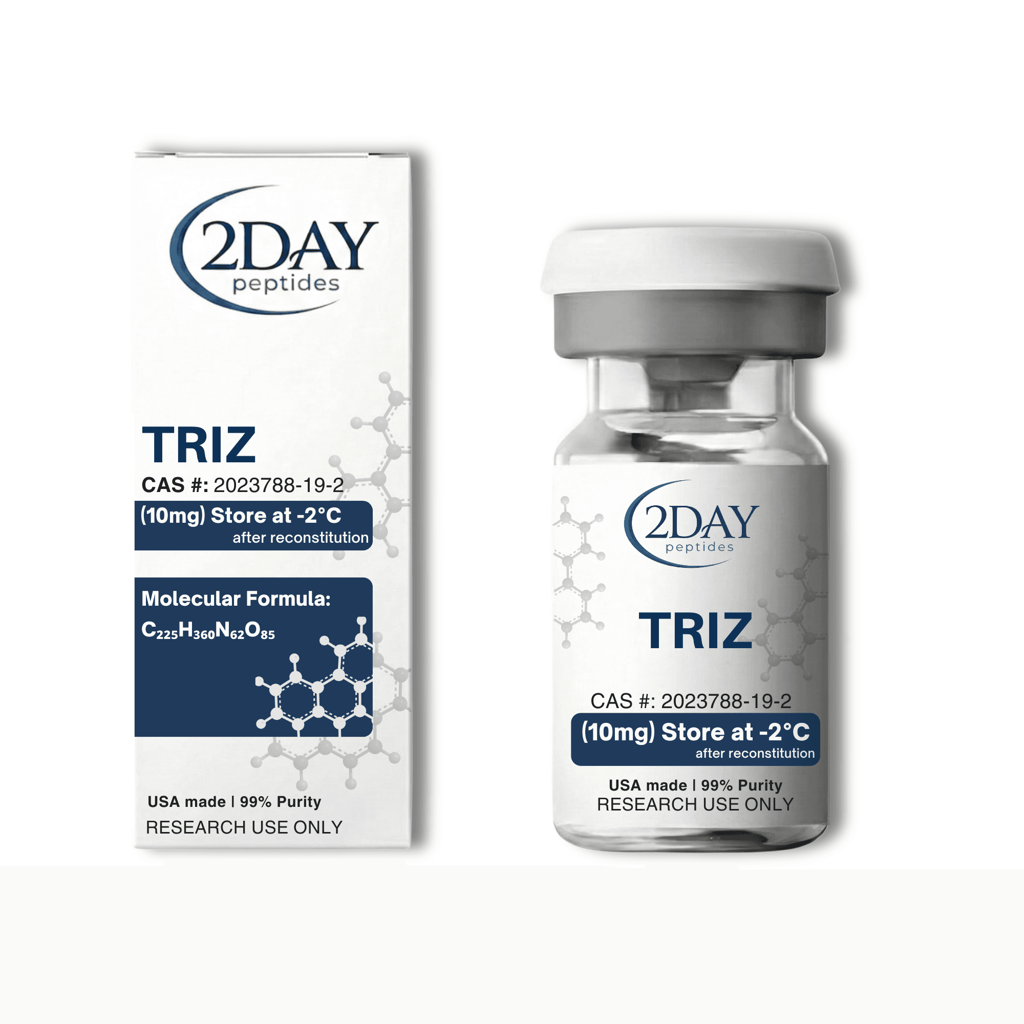 GLP-2 vial and packaging